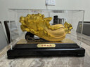聚善緣百財(cái)如意沙金白菜擺件客廳招財(cái)裝飾品店鋪喬遷開業(yè)禮品辦公桌擺件 YX  百財(cái)如意沙金色35*15*22.5cm 曬單實(shí)拍圖