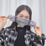 法·瑪莎 FAV MARTHA【德國耳保暖】口罩冬季女騎行高顏值防寒護耳透氣加厚毛絨保暖 黑科技納米升級款粉色 曬單實拍圖