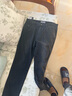 報喜鳥牛仔褲男褲【優(yōu)選】商務(wù)休閑時尚小腳修身日常百搭彈力牛仔褲 火山灰 34 曬單實拍圖