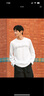 森馬（Semir）長袖T恤男2025春季純棉內(nèi)搭針織上衣寬松打底衫情侶109125101204 曬單實拍圖