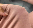 好波男秋衣套裝素色棉氨高彈性圓領(lǐng)薄款打底內衣女修身秋衣秋褲HLL3.0 女士-淺紫 L (165) 曬單實(shí)拍圖