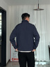 TOMMY HILFIGER【輕通勤】25春夏男裝防潑水撞色拉鏈運(yùn)動(dòng)立領(lǐng)夾克外套03724 藏青色DW5 XL （推薦：165-180斤） 曬單實(shí)拍圖