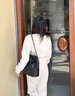 CLEVER KNOCK輕奢CK包包女款托特包女士流浪包大容量斜挎單肩包情人節生日禮物 黑色【送女友送老婆送媽媽】 限定禮盒包裝 曬單實(shí)拍圖