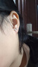 中國黃金（CHINA GOLD）簡約蝴蝶結(jié)耳釘女S999足銀小眾甜美氣質(zhì)耳環(huán)養(yǎng)耳洞生日禮物送愛人 蝴蝶結(jié)耳釘 曬單實(shí)拍圖