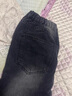 MAYBEYOND微喇牛仔褲男夏季美式復古褲子男高街闊腿寬松長(cháng)褲M(mǎn)A87黑灰XL 曬單實(shí)拍圖