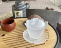 薈云軒磨砂玻璃葵口三才蓋碗耐熱玻璃防燙家用泡茶碗泡茶杯大號(hào)茶具 磨砂玻璃葵口三才蓋碗 曬單實(shí)拍圖