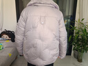 雅鹿羽絨服女獺兔毛領(lǐng)冬裝短款中老年女裝秋冬季國風(fēng)白鴨絨媽媽外套 曬單實(shí)拍圖
