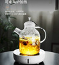 高茗加厚玻璃燒水壺煮茶壺電陶爐專(zhuān)用大容量耐高溫泡茶家用煮茶爐套裝 博大壺 1500ml 曬單實(shí)拍圖