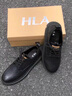 海瀾之家（HLA）男鞋秋冬季2025新款男士商務(wù)休閑皮鞋英倫工裝鞋防滑低幫馬丁鞋子 黑色 41 曬單實拍圖
