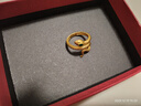 中國黃金（CHINA GOLD）古法足金999琺瑯靈蛇黃金戒指蛇年本命年送女友七夕節(jié)情人節(jié)禮物 金重約7.8g 曬單實(shí)拍圖