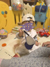 babylove嬰兒帽子春秋鴨舌帽男女軟檐帽翻邊帽純棉可愛(ài)寶寶棒球帽 淺駝色 50cm（建議1-2歲） 曬單實(shí)拍圖