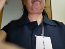 miss nitaly 短袖襯衫連衣裙女夏季新款POLO領(lǐng)氣質(zhì)系帶收腰修身顯瘦長裙子 圖片色 XL 曬單實(shí)拍圖
