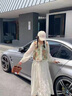 丹珠娜（DanZhuNa）連衣裙2025春季新款法式穿搭馬甲套裝女設(shè)計(jì)感仙女裙子漢服兩件套 馬甲+連衣裙 S 曬單實(shí)拍圖