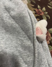 哈羅小黃鴨HAL.DUCK韓版童裝女童加絨運(yùn)動(dòng)褲冬裝兒童洋氣可愛(ài)翅膀束腳褲寬松百搭褲子 灰色【加絨】 均碼 80cnn 曬單實(shí)拍圖