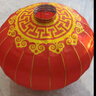 雄冠大紅燈籠節(jié)慶國慶大門掛紅燈籠裝飾陽臺廣告印字戶外特大防水燈籠 120#鐵口絨布直徑80CM一個 曬單實拍圖