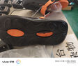 回力洞洞鞋男夏季外穿開(kāi)車(chē)兩用運動(dòng)沙灘涼鞋男士防滑包頭拖鞋情侶女款 黑橘 40 -41 曬單實(shí)拍圖