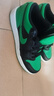 耐克（NIKE）【潮】Air Jordan aj1板鞋男女情侶款低幫耐磨透氣休閑運(yùn)動(dòng)籃球鞋 553560/553558-065 黑綠 女款GS 38 曬單實(shí)拍圖