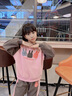 G.DUCKKIDS小黃鴨童裝女童秋裝套裝新款兒童衣服女孩加絨衛(wèi)衣兩件套春秋冬季 粉灰色 160 建議13~14歲【150-160cm】c 曬單實(shí)拍圖