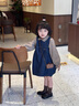 G.DUCKKIDS小黃鴨童裝女童春裝套裝春秋2025新款兒童碎花襯衫牛仔裙子兩件套 圖片色 90 建議1~2歲【 80-90cm】cm 曬單實拍圖