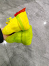 LI-NING KIDS 李寧兒童籃球鞋風(fēng)影2.0男大童25春季新款耐磨透氣實戰(zhàn)球鞋運動鞋 奇異果黃 (鴛鴦配色 鞋舌設(shè)計差異 38  內(nèi)長約24.9cm適合腳長23.9cm 曬單實拍圖