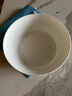 WEDGWOOD[七夕禮物]意大利浮雕沙拉碗骨瓷白色瓷碗小飯碗20cm碗盤(pán)餐具 曬單實(shí)拍圖