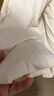 紅袖輕薄保暖羽絨服冬季2024新款女裝雙拉鏈立領(lǐng)連帽氣質(zhì)寬松短外套 米白3004 S 曬單實(shí)拍圖