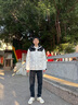 安踏雪殼羽絨丨羽絨服男女冬季四防鴨絨保暖外套 紙莎白/基礎(chǔ)黑-6 M (男170) 曬單實(shí)拍圖