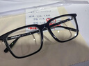 萬寶龍Montblanc眼鏡框板材全框 高度數(shù)近視眼鏡架 明星同款 MB0011OA 001黑色 片寬54 亞洲版 曬單實(shí)拍圖