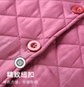恒源祥老年保暖內(nèi)衣女士秋冬季加絨加厚開衫保暖上衣老人開襟保暖衣 紫紅-套裝 XL 【建議105-120斤】 曬單實(shí)拍圖