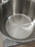 鏗鏘（KENGQ）316陶瓷不銹鋼湯鍋家用無(wú)涂層新款加深雙耳煮鍋電磁爐不粘鍋 湯鍋【內鋼外陶 耐臟易潔】 24cm 曬單實(shí)拍圖