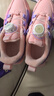 哈比熊（HOBIBEAR）兒童運動(dòng)鞋秋冬加絨女孩跑鞋中大童時(shí)尚女童鞋子JD6WS81粉紫36碼 曬單實(shí)拍圖