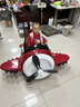 京嚴甄選嬰幼兒童電動(dòng)車(chē)四輪寶寶汽車(chē)男女小孩玩具車(chē)可坐人帶遙控飛機童車(chē) 【紅色】遙控自駕+皮座 雙驅+避震+搖擺+發(fā)泡輪 曬單實(shí)拍圖