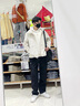 沖鋒褲男秋冬新款工作耐磨直筒休閑褲戶(hù)外登山防風(fēng)防水美式工裝褲 2136-2 黑色加絨 厚款 L 建議136-150斤 曬單實(shí)拍圖