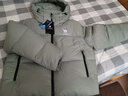 駱駝（CAMEL）黑鉆系列 女裝短款羽絨服情侶男女加厚寬松連帽面包羽絨服B601 L 曬單實拍圖