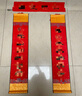 梅林筆莊蠟染萬(wàn)年紅掛軸宣紙七言對聯(lián)豎軸手寫(xiě)空白免裝裱卷軸毛筆字國畫(huà)創(chuàng  )作過(guò)年掛軸宮廷彩繪七言卷軸 曬單實(shí)拍圖
