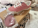 VISION STREET WEAR官方  FLAT TOP櫻花粉低幫經典翻毛皮帆布鞋男女街頭滑板鞋 櫻花粉 37 曬單實拍圖