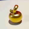 中國(guó)黃金（CHINA GOLD）平安果黃金項(xiàng)鏈女足金蘋(píng)果吊墜鎖骨鏈七夕情人節(jié)禮物送女朋友老婆 送禮首選-足金蘋(píng)果吊墜【贈(zèng)銀鏈+摯愛(ài)禮盒】紀(jì)念品 曬單實(shí)拍圖