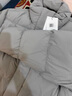 Calvin KleinJeans【防水】秋冬女士ck休閑絨領(lǐng)立領(lǐng)鴨絨羽絨服外套J224788 PEE-鉛灰 XS 曬單實(shí)拍圖