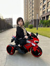 吉萊福兒童電動(dòng)摩托車(chē)兒童摩托車(chē)3-6歲兒童電動(dòng)車(chē)玩具車(chē)可坐人兒童車(chē) 兩輪紅|單驅+4.5A電瓶 曬單實(shí)拍圖
