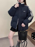 JEEP SPIRIT品牌羽絨棉服男女同款2025年新款冬季加厚面包服棉襖棉衣男士外套 藏青【男女同款】 L 曬單實(shí)拍圖