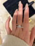 DR. DARLING鉆戒莫桑石戒指女一克拉求婚結(jié)婚禮表白生日禮物送女友老婆 簡(jiǎn)愛(ài)鉆戒女2克拉【活口/閉口】 曬單實(shí)拍圖