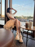 勤記成人禮服女18嵗禮服 學(xué)生蓬蓬裙法式在逃公主風(fēng)燕尾連衣裙 圖片色 M 曬單實(shí)拍圖