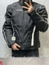 SULAITE摩托車四季騎行服仿賽機車服騎士服賽車防摔秋冬防水男女騎行裝備 【重磅新品】曜夜黑套裝/可拆內(nèi)襯/抵雨防水 L 曬單實拍圖