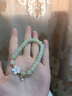 CIAREKAIEN輕奢和田玉手鏈手串女士時(shí)尚首飾品七夕情人節禮物送女友 桃之夭夭和田玉手串 曬單實(shí)拍圖