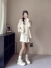ACLNX卡通厚底板鞋女2025年春夏季新款面包鞋復(fù)古學(xué)生百搭休閑運(yùn)動鞋 黃蘭色 37 曬單實(shí)拍圖
