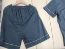 貓人睡衣男純棉夏季男士睡衣短袖褲套裝2025新款開衫可外穿男生家居服 05-灰綠【100%純棉 抑菌防螨】 XL 【建議體重120-150斤】 曬單實拍圖
