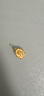 周六福（ZLF）  黃金吊墜女款玫瑰蝴蝶圓牌復(fù)古足金掛墜 定價(jià) 吊墜 -1.18g 曬單實(shí)拍圖