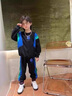 G.DUCKKIDS男童套裝春秋季2025新款兒童衣服男孩衛(wèi)衣褲子休閑中大童運(yùn)動(dòng)服潮 黑色 120 適合110-120cm年齡6-7歲 曬單實(shí)拍圖