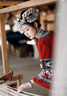 雅格羅伊國慶出游穿搭連衣裙苗族服裝女少數(shù)民族服飾成人湘西苗寨寫真旅拍 [上衣+裙子+腰牌+裹胸] 2XL 曬單實(shí)拍圖