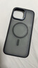 COMMA珂瑪 逸彩撞色磨砂防摔磁吸手機(jī)殼 適用于蘋果iPhone 16系列 黑色 蘋果16 Pro Max 曬單實(shí)拍圖
